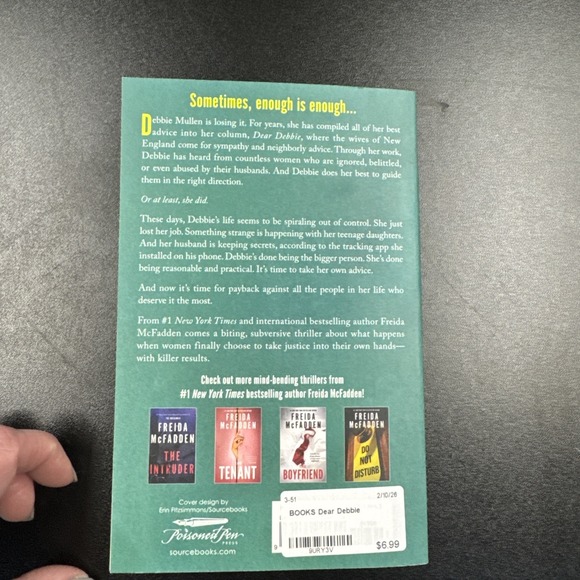 Dear Debbie by Freida McFadden (2026, Trade Paperback) - Picture 2 of 4